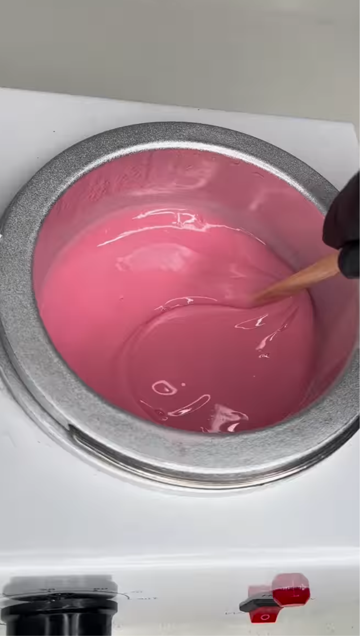 Pink butter wax